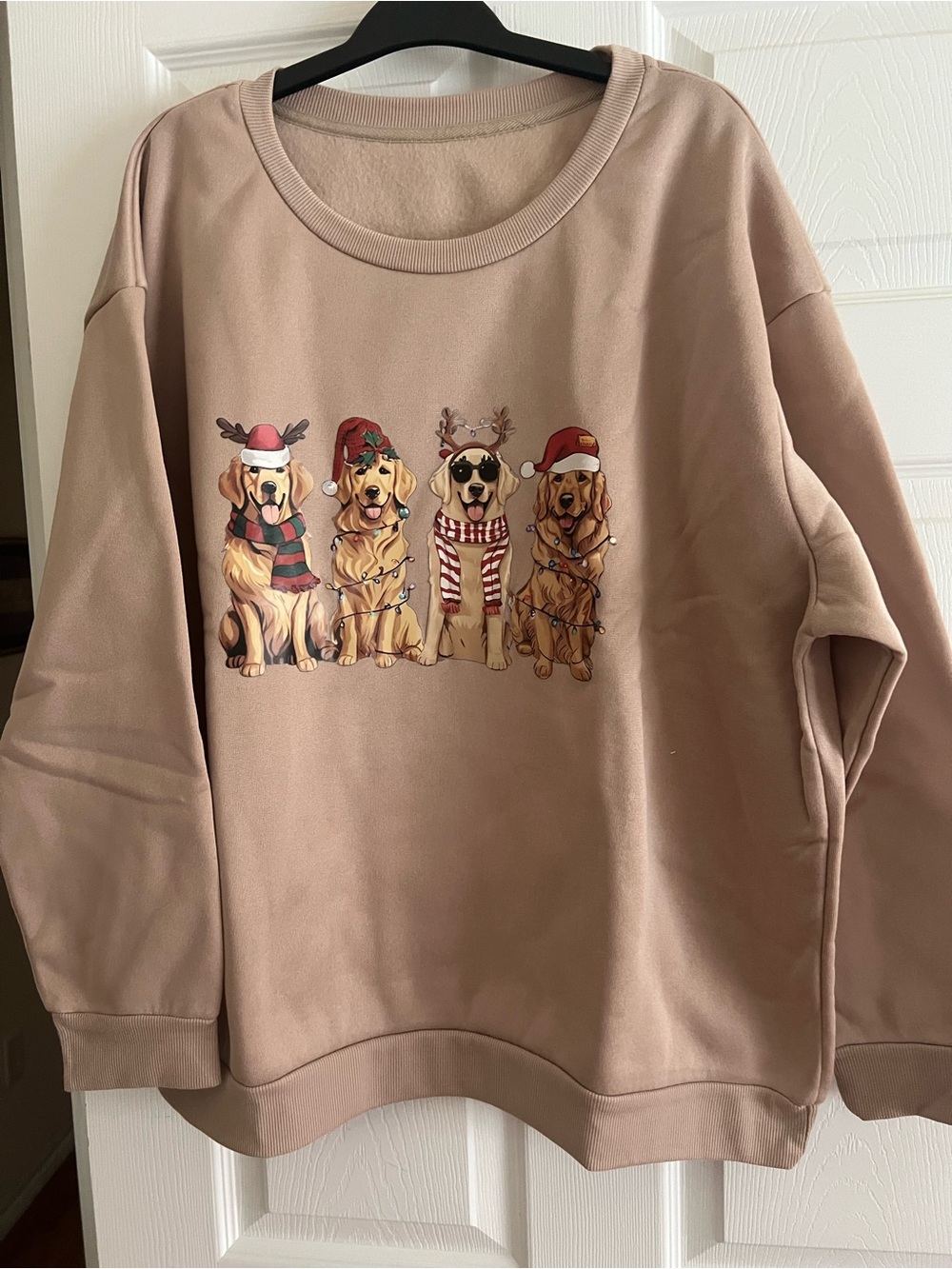 Women’s Cozy Beige Utility Jacket-Inspired Sweatshirt